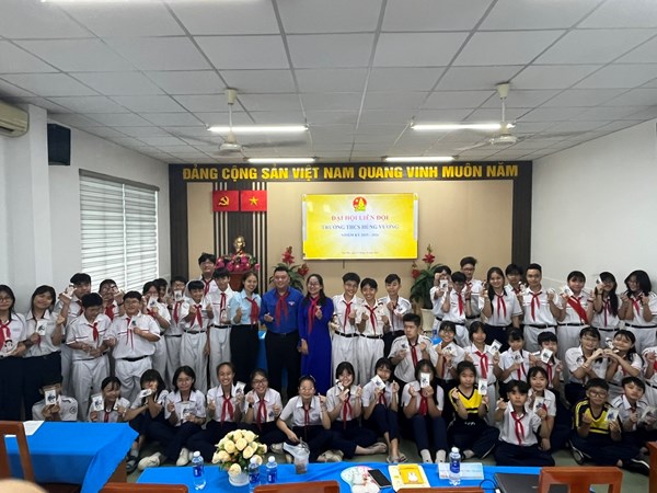 Đại hội Liên Đội trường THCS Hùng Vương